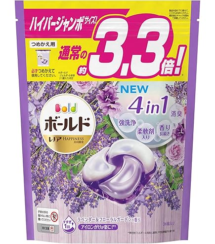 Amazon | ボールド ジェルボール4D ラベンダー&フローラルガーデン 詰